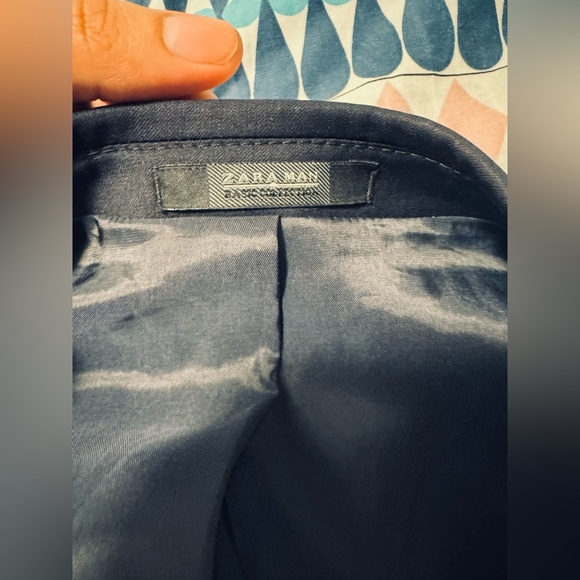Zara navy blue suit jacket - Picture 6 of 10